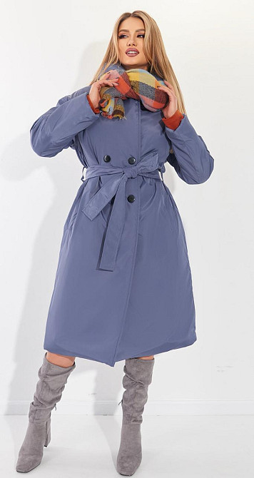 Модне пальто з плащової тканини (44) Київ - фото 9