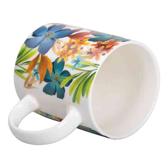 Liling Rongxiang Ceramic Кружка порцелянова з малюнком 400 (мл) для чая та кави RX-N240472BL Коломыя