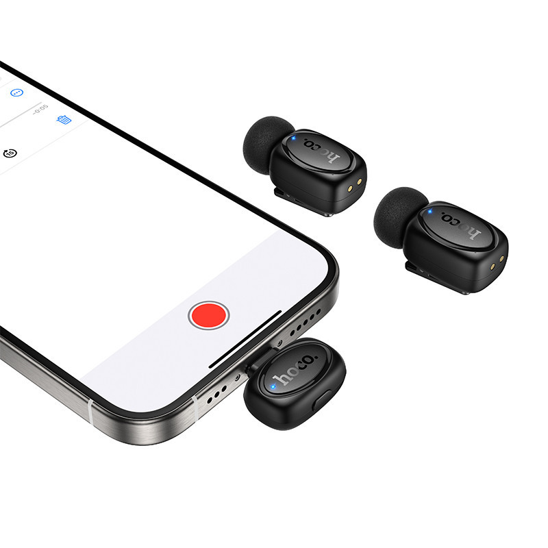 Бездротовий мікрофон HOCO L19 Graceful чорний Київ - фото 7