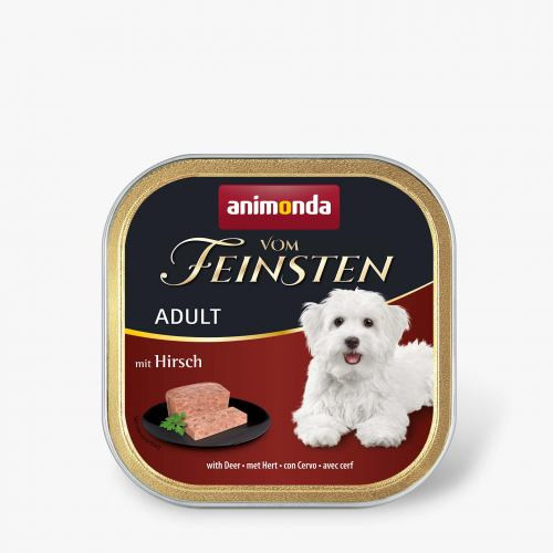 Вологий корм Vom Feinsten Adult with Deer для дорослих собак з оленіною 150 г Київ - фото 1