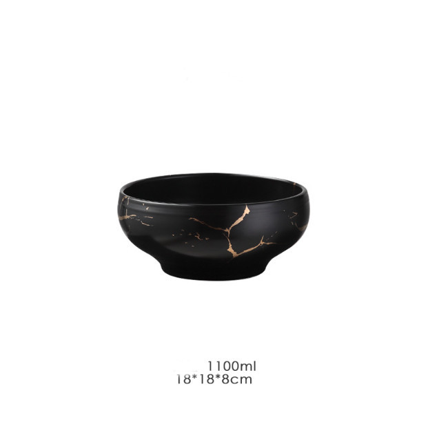 Тарелка Мраморная роскошь глубокая БЕЛАЯ фарфоровая под мрамор 18 см 1100 мл тарелка для супа Кременчуг - изображение 7