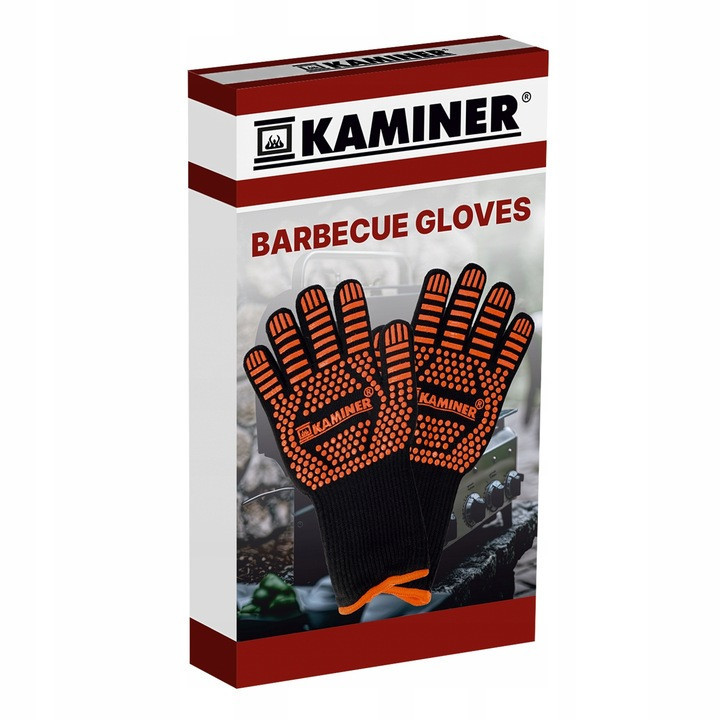 Жаростойкие перчатки универсальные для гриля и барбекю Kaminer (25416) Нововолынск - изображение 6