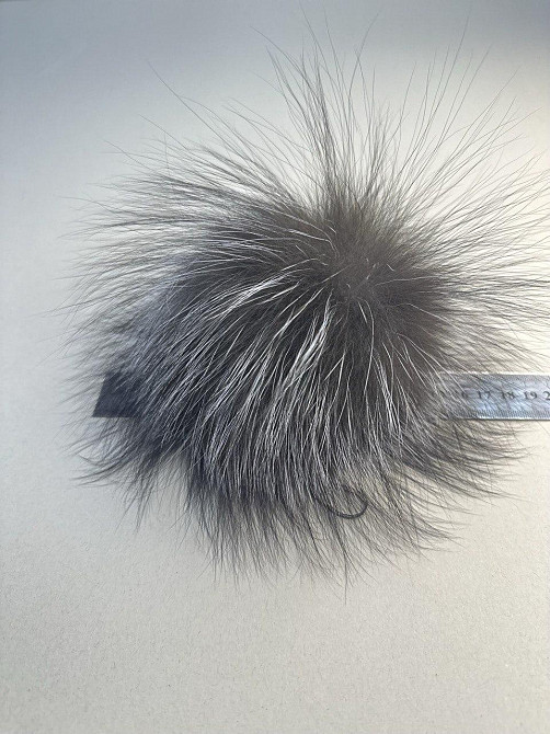 Помпон з хутра чорнобурки 14-16см Харків - фото 2