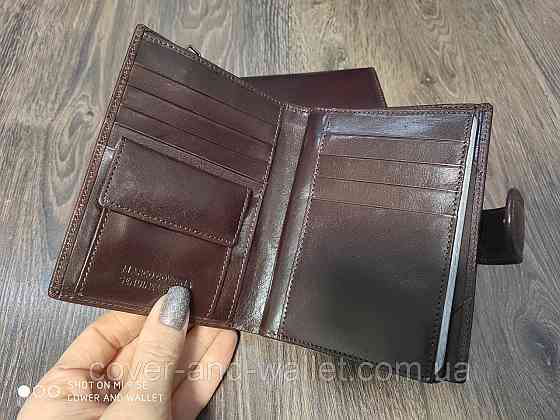 Елітний чоловічий портмоне з відділенням для документів Marco Coverna 010-807 чорний Київ