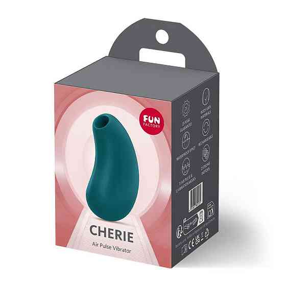 Вакуумний стимулятор Fun Factory Cherie Bottle Green, 12 режимів вібрації, 11 рівнів вакууму Sex Aura Київ