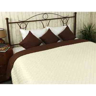 Покривало Руно Двостороннє Барселона шоколадно-молочне 150х212 см (360.52У_Барселона) Вінниця