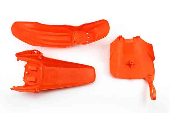 пластик - ВЕСЬ к-кт деталей - 7од. ПОМАРАНЧЕВИЙ, Honda CRF70/KAYO CRAZY CAT 140cc/GEON X-PIT Київ