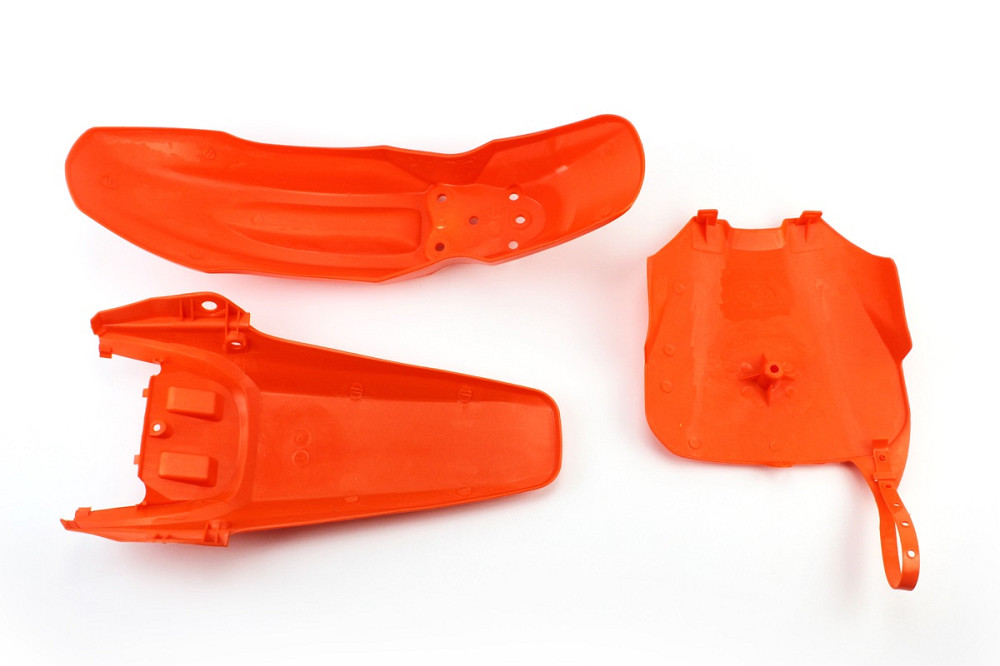 пластик - ВЕСЬ к-кт деталей - 7од. ПОМАРАНЧЕВИЙ, Honda CRF70/KAYO CRAZY CAT 140cc/GEON X-PIT Киев - изображение 4