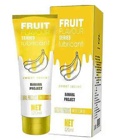 Лубрикант водный Fruit Flavour Series – Banana Project, аромат и вкус банана Sex Aura Киев
