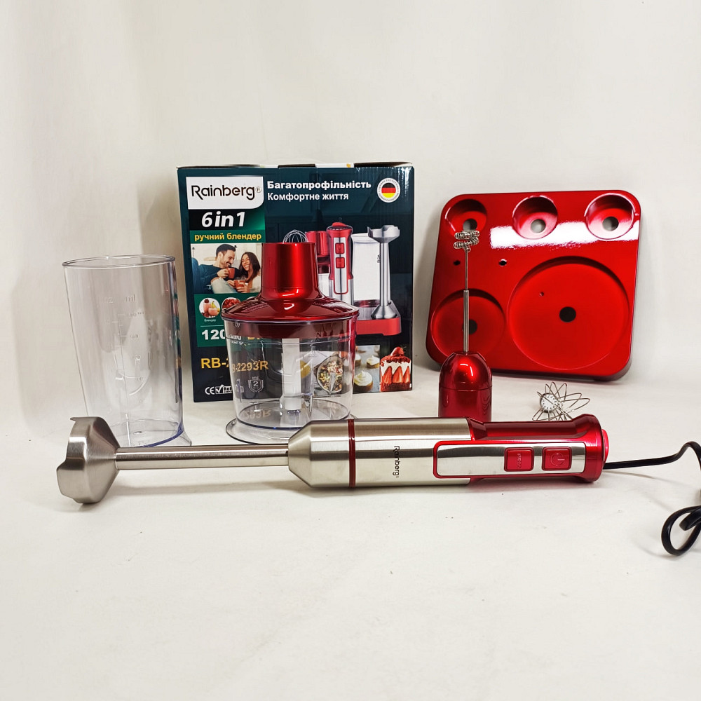Погружной блендер с миксером с чашей кухонный, Портативный блендер для смешивания CS-59 Львов - изображение 2