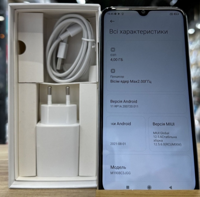 Телефон: Xiaomi Redmi Note 8(2021) 4/64Gb Moonlight White Київ - фото 3