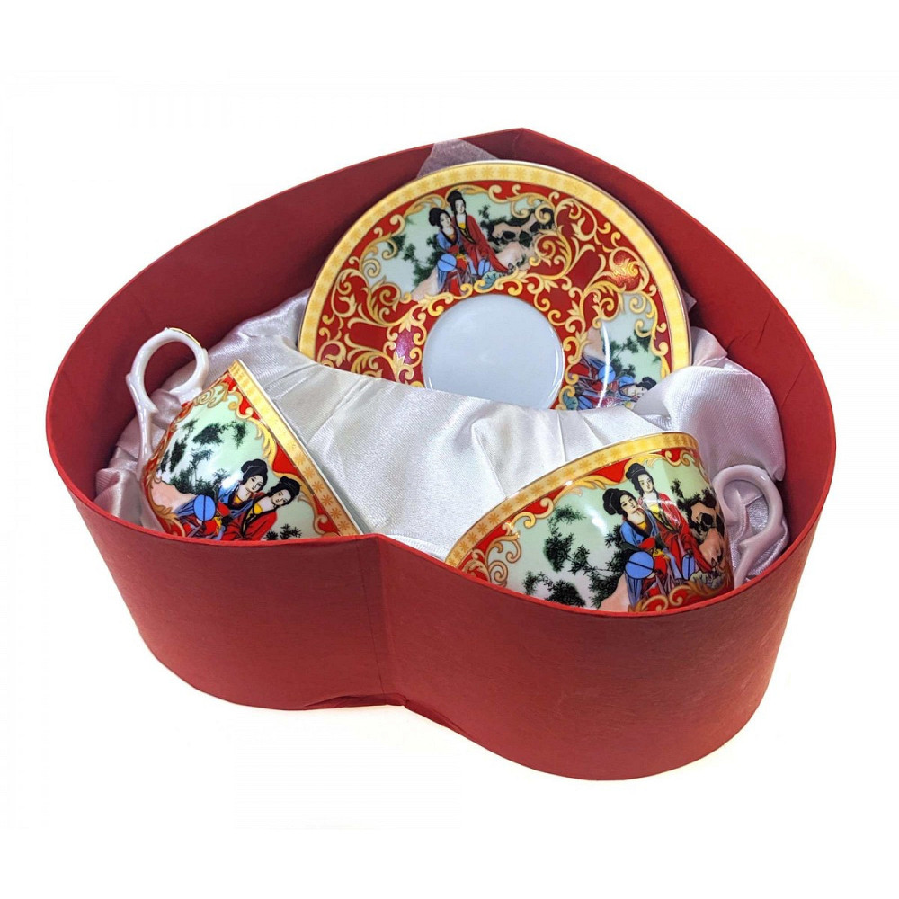 Сервиз фарфоровый на 2 персоны Красный Киев - изображение 3