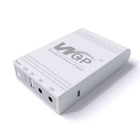 Источник бесперебойного питания мини UPS WGP емкость 38.48wH 10400mAh (Белый) Винница