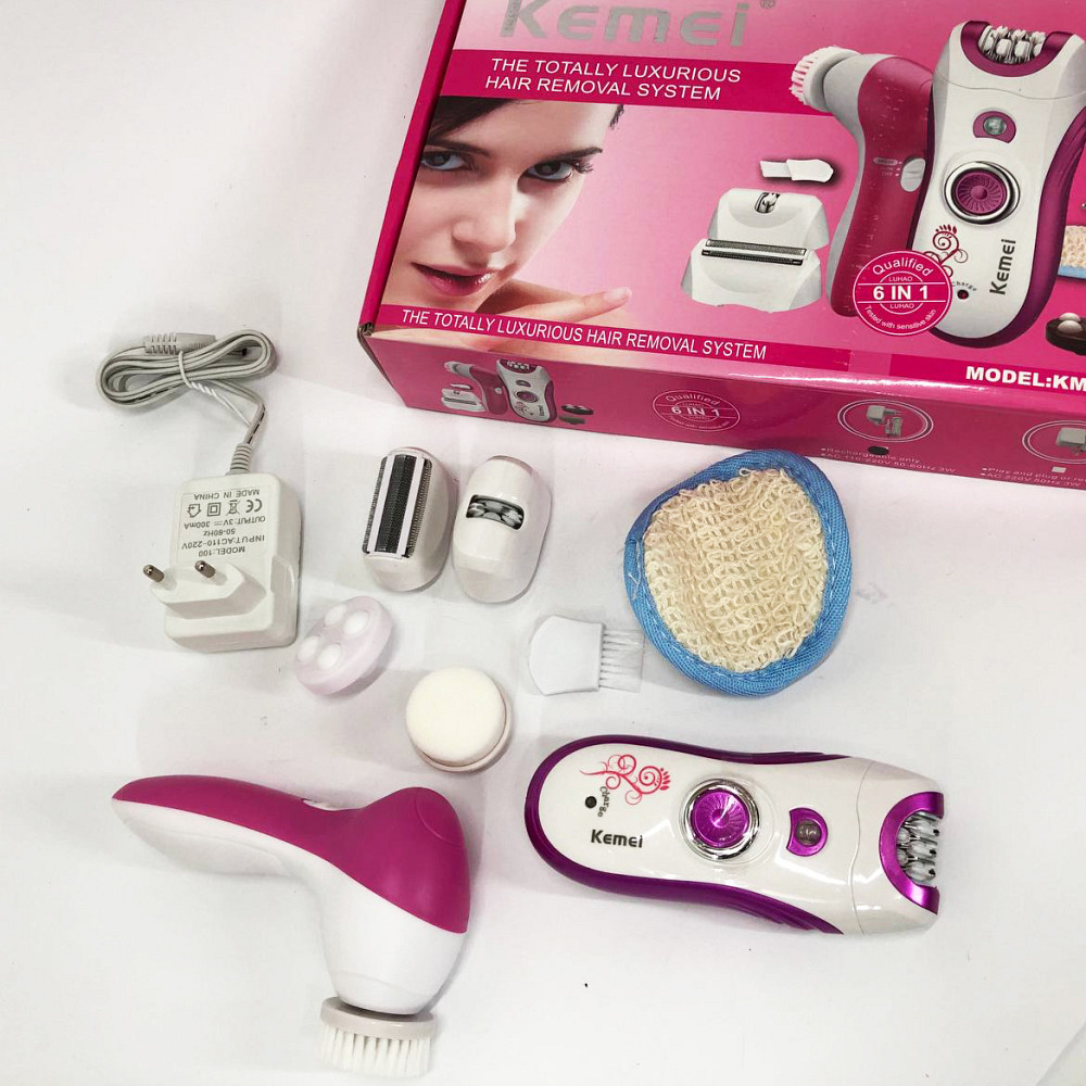 Триммеры для интимных зон, Эпилятор с различными насадками, Эпилятор с насадками для разных участков NC-38 Львов - изображение 16