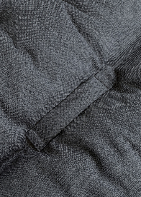 Подушка для стільців (50x120х8 см) подвійна Decorator Мальмо колір графітовий 84-149 Київ - фото 7