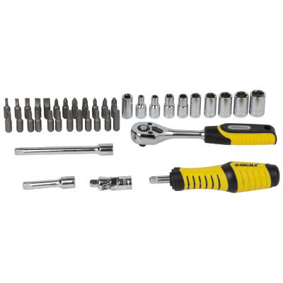 Набор инструментов Sigma насадок торцевых и бит 1/4