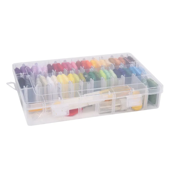 Набір ниток для вишивання в пластиковому контейнері, сет №5 Кам'янець-Подільський