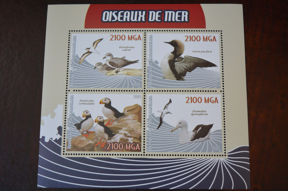 Мадагаскар. Фауна. Личности. Блок. (А-35) Полтава - изображение 1