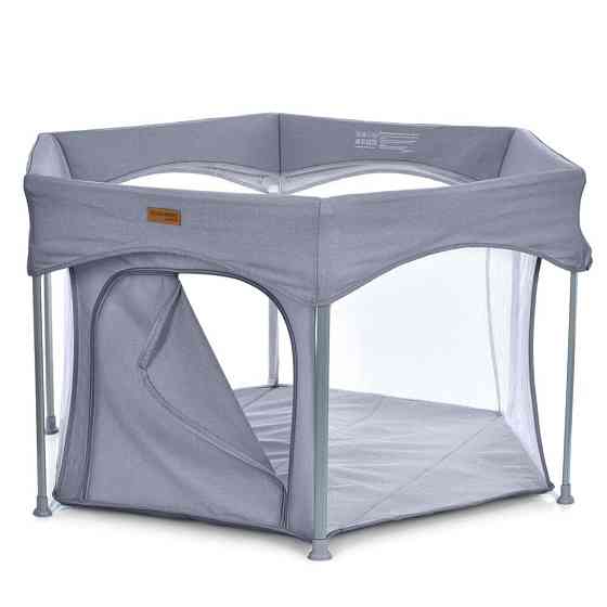 Детский манеж SWIFT 6 ME 1195 Gray 145х117х74 см Винница