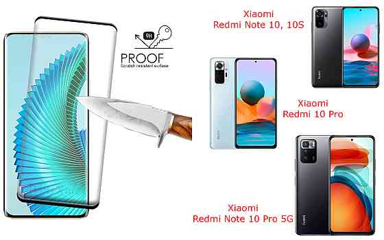 Захисне скло HyperGlass Pro для Xiaomi Redmi Note 10, 10S, 10 Pro, 10 Pro 5G – максимальна чутливість та захист Київ