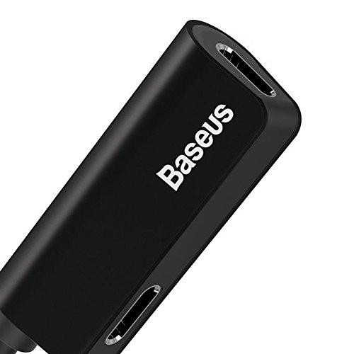 Перехідник Baseus iP Male to iP+iP Female L37 (Чорний) Николаев - изображение 7