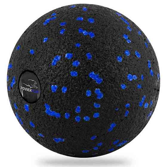 Масажний набір PowerPlay PP_4015 EPP Foam Roller Set 4in1 (2-ва роли + 2-ва м'ячі) Чорно-синій Кам'янське