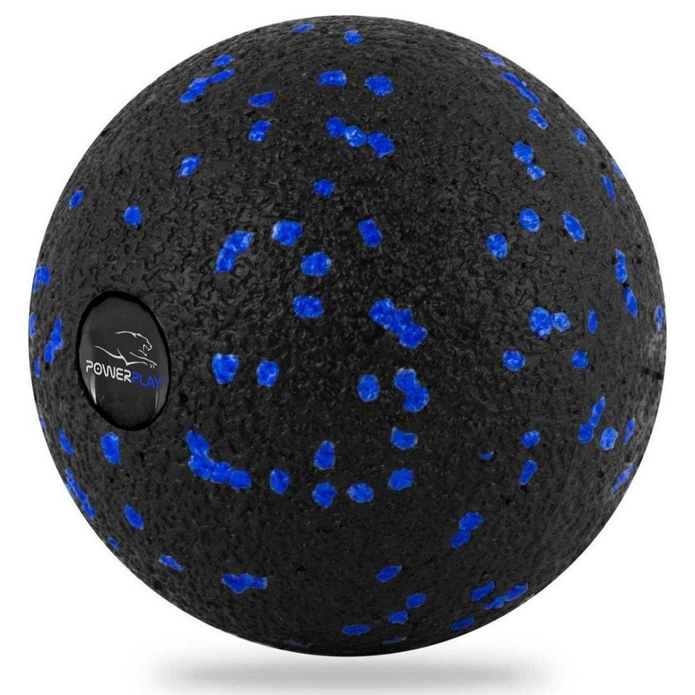 Масажний набір PowerPlay PP_4015 EPP Foam Roller Set 4in1 (2-ва роли + 2-ва м'ячі) Чорно-синій Кам'янське - фото 5