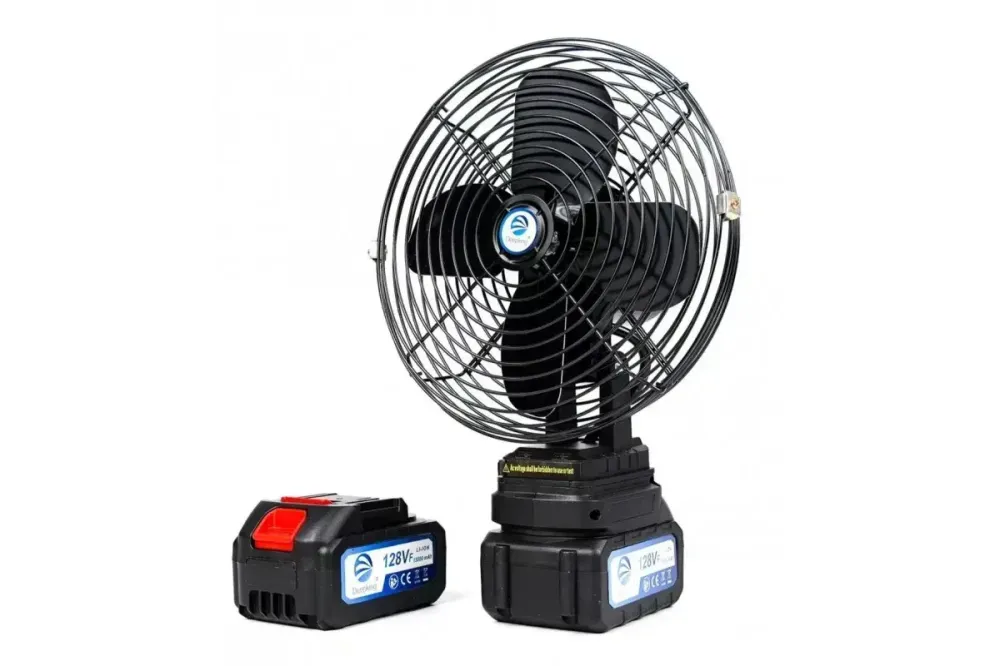 Вентилятор портативный (VAP-8) (8", 2 аккум. 21V(тяж), автооборот) Коломия - фото 1