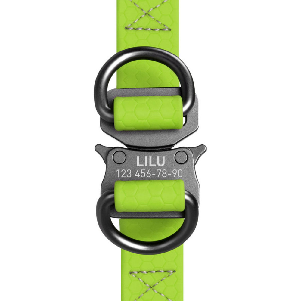 Шлей для собак водостойкий WAUDOG Waterproof, с QR-паспортом, металлическая пряжка-фастекс, XS, Ш 15 мм, Д 30-39 см салатовый Киев - изображение 3