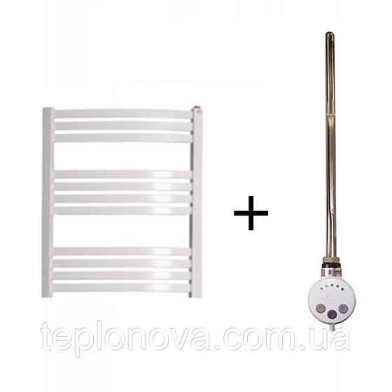 Электрический Полотенцесушитель Белый Плоский 710х500 Terma Dorota Черновцы