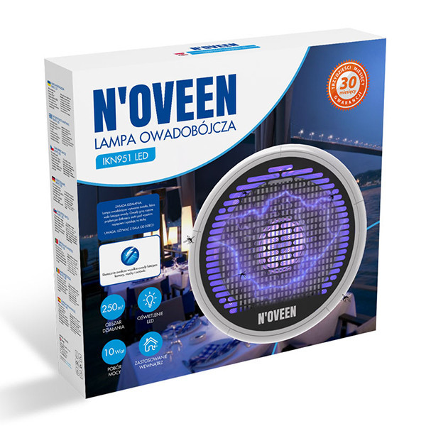 Инсектицидная лампа Noveen IKN951 LED Днепр - изображение 6