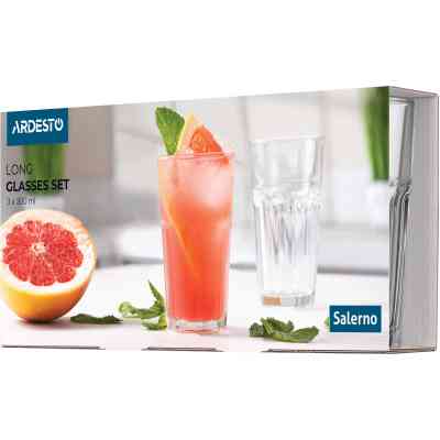 Набор стаканов Ardesto Salerno 300 мл 3 шт (AR2630LS) Винница
