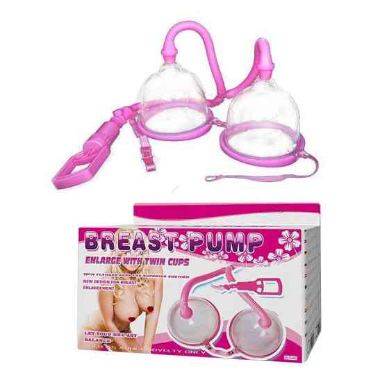 Двойная вакуумная помпа для груди BI-014091-5 Sex Aura Киев