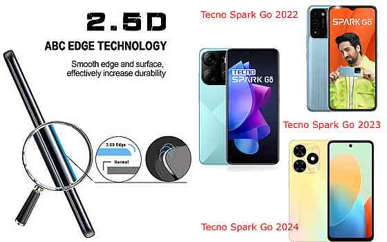 Защитное стекло ArmorGlass для Tecno Spark Go 2022, Go 2023, Go 2024 – устойчивое к царапинам и ударам Киев