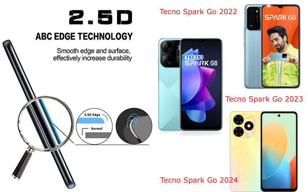 Защитное стекло ArmorGlass для Tecno Spark Go 2022, Go 2023, Go 2024 – устойчивое к царапинам и ударам Киев - изображение 2
