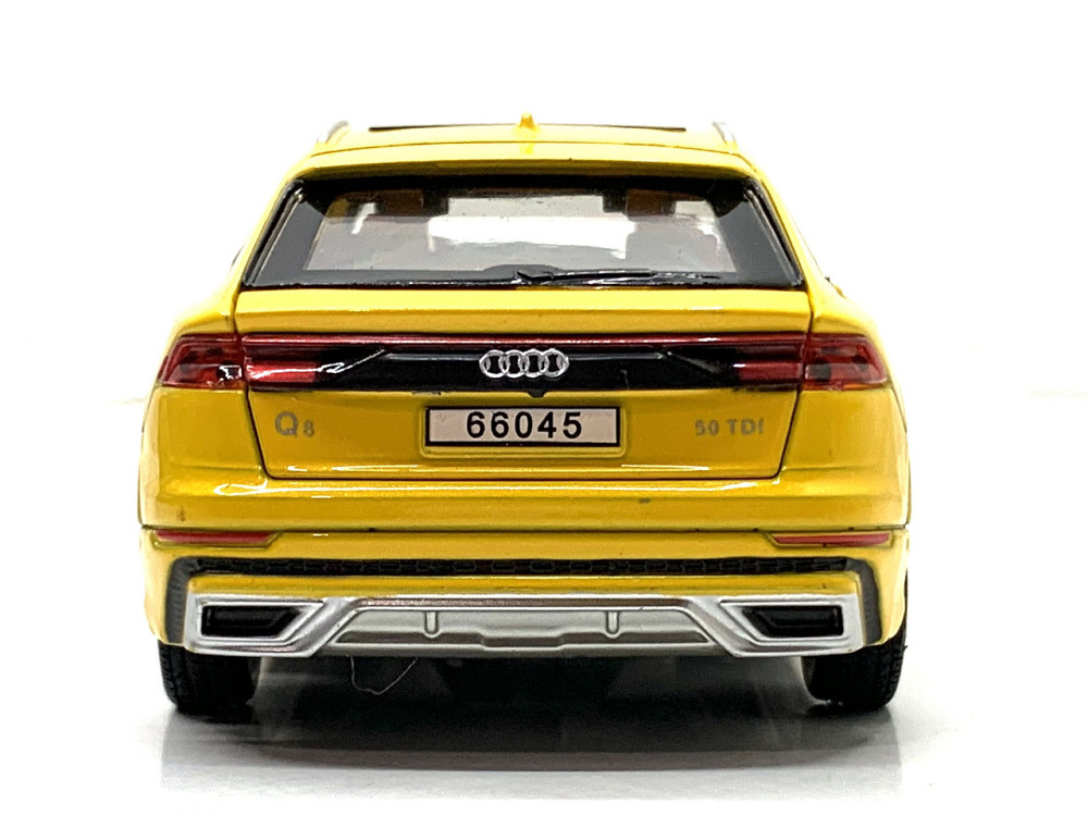 Машина Автосвіт Audi q8 інерційна відкриваються двері капот багажник 16см Жовтий (AP-1824) Чернигов - изображение 6
