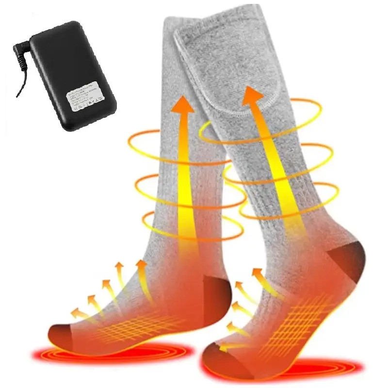 Носки с подогревом ZBHSWZ03 с блоком питания 4000mAh 38-44р. (Серые) Винница - изображение 11