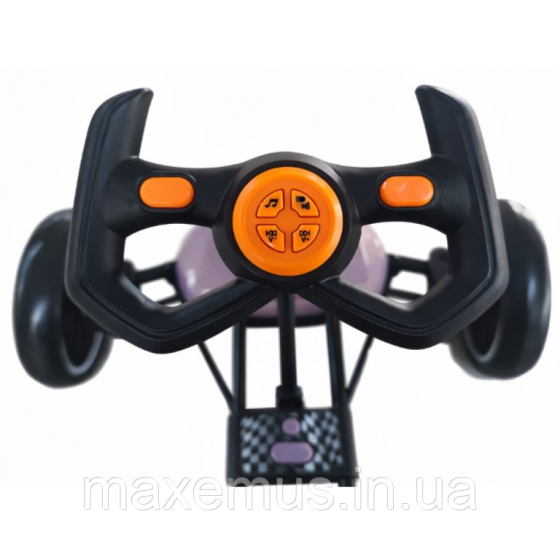 Детский электрокарт Spoko SPV19 12V 4.5Ah сиреневый с пультом управления / карт на аккумуляторе для детей Мостиска