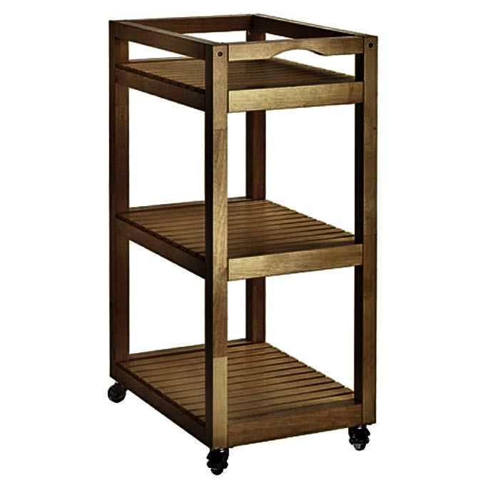 Етажерка для ванної на коліщатах "Туріман" кориця Миколаїв - фото 1