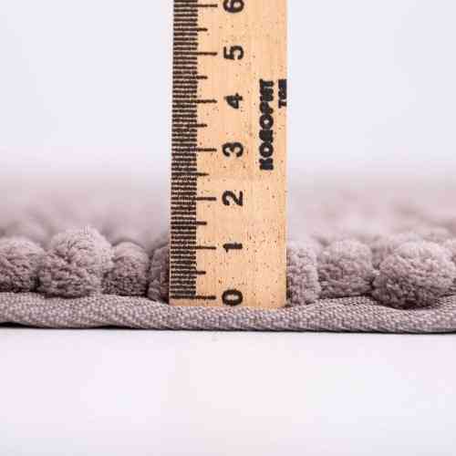 Килимок для ванної кімнати 55*50см U-виріз Ананас Promo опаловий мікрофібра Дариана Житомир