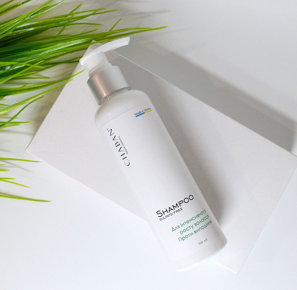 Бессульфатный шампунь для интенсивного роста волос и против выпадения Chaban 200 мл Киев - изображение 2
