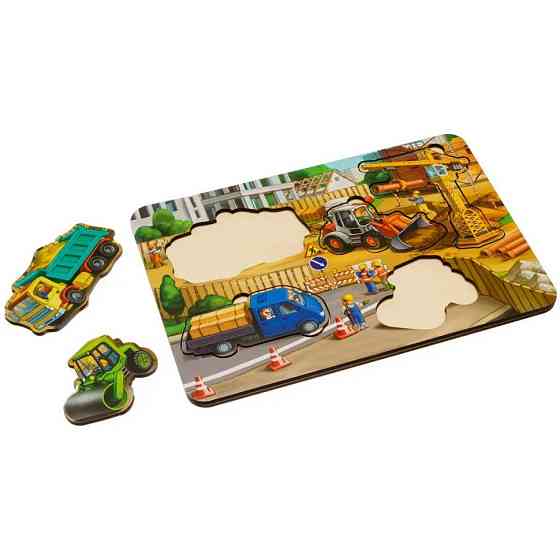 Деревянный пазл-вкладыш 