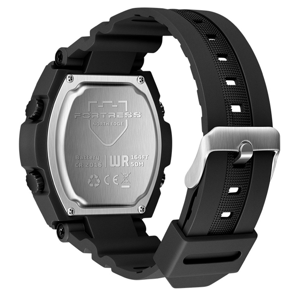 Часы мужские водостойкие тактические North Edge Fortess Черный Киев - изображение 10