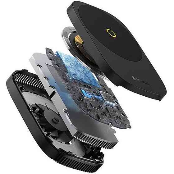 Бездротовий зарядний пристрій з кулером Baseus Cosmic Black Київ