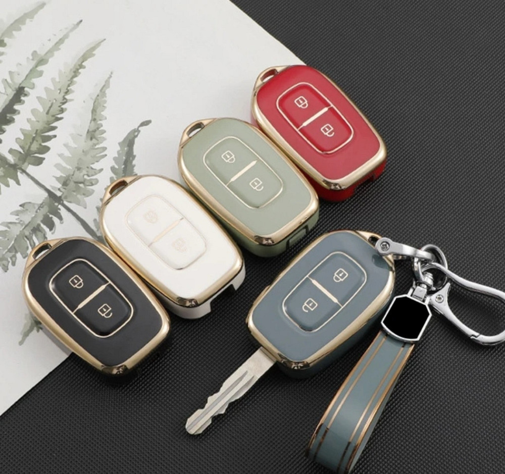 Захисний чохол для автомобільного ключа Renault Kwid Traffic Symbol for Dacia Sandero Logan Duster 2016-2018 Смела - изображение 1