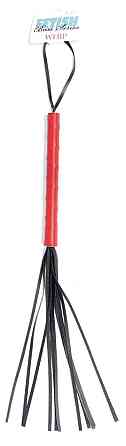 Флогер з колекції Fetish Boss Series - Whip Red and Black (довжина 50 см), BS3300106 Sex Aura Київ