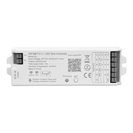 Smart Systems group LED контролер універсальний TK-WB5 Dim+RGB+CCT, 15A, Wi-Fi+Bluetooth+RF2,4G Київ