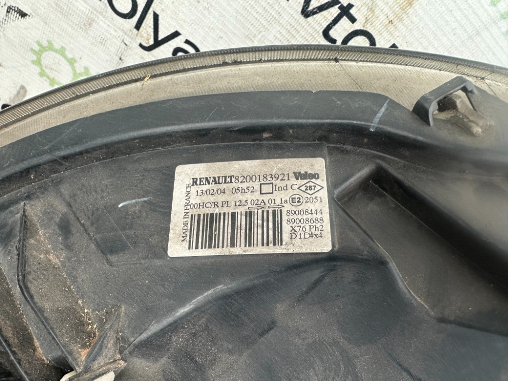 Фара права Renault Kangoo 2003-2007 (8200183921) Ковель - фото 3