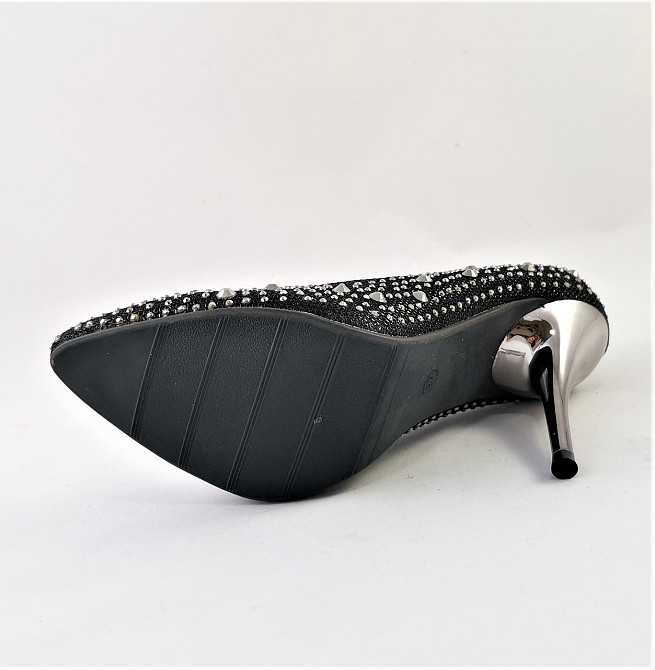 Жіночі Чорні Туфлі на Каблуку Модельні Шпилька (розміри: 36,37,39) — 11 Дніпро - фото 6