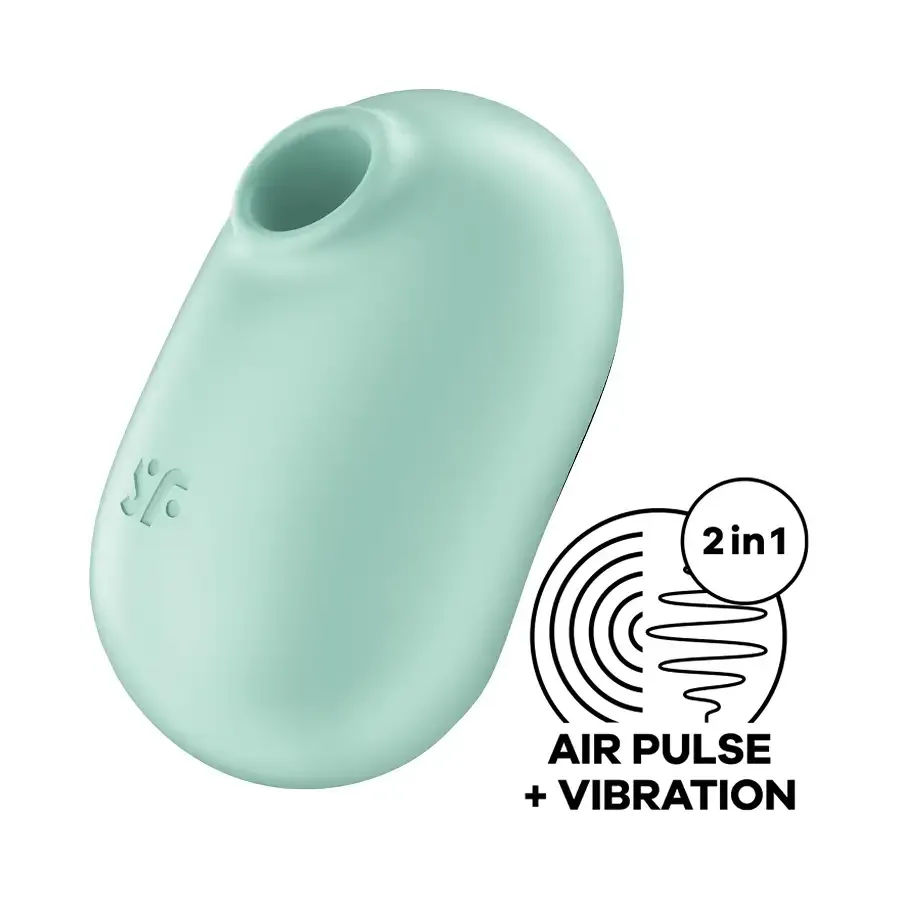Вакуумний стимулятор із вібрацією Satisfyer Pro To Go 2 Mint Львів - фото 1